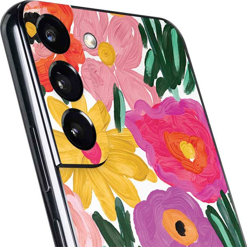Bouffants and Broken Hearts Painterly Garden Galaxy S22 Skin
